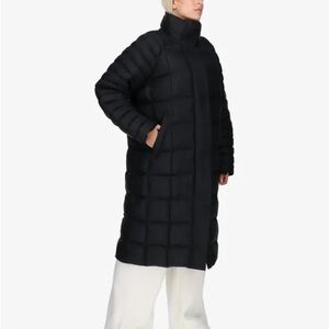 Women's Black Quilted Coat